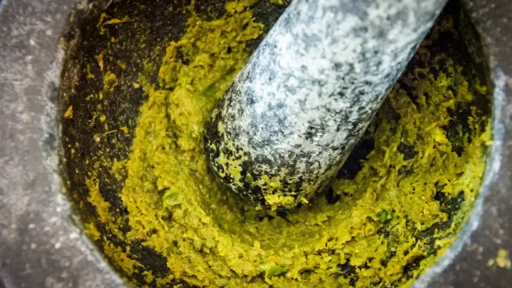 curry tailandês chamado green curry